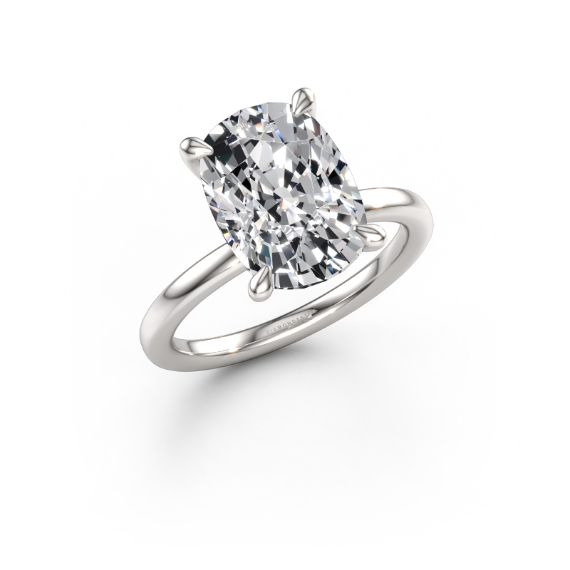 Immagine di Anello di fidanzamento Crystal CSH 3 585 oro bianco Diamante lab grown 5.09 crt