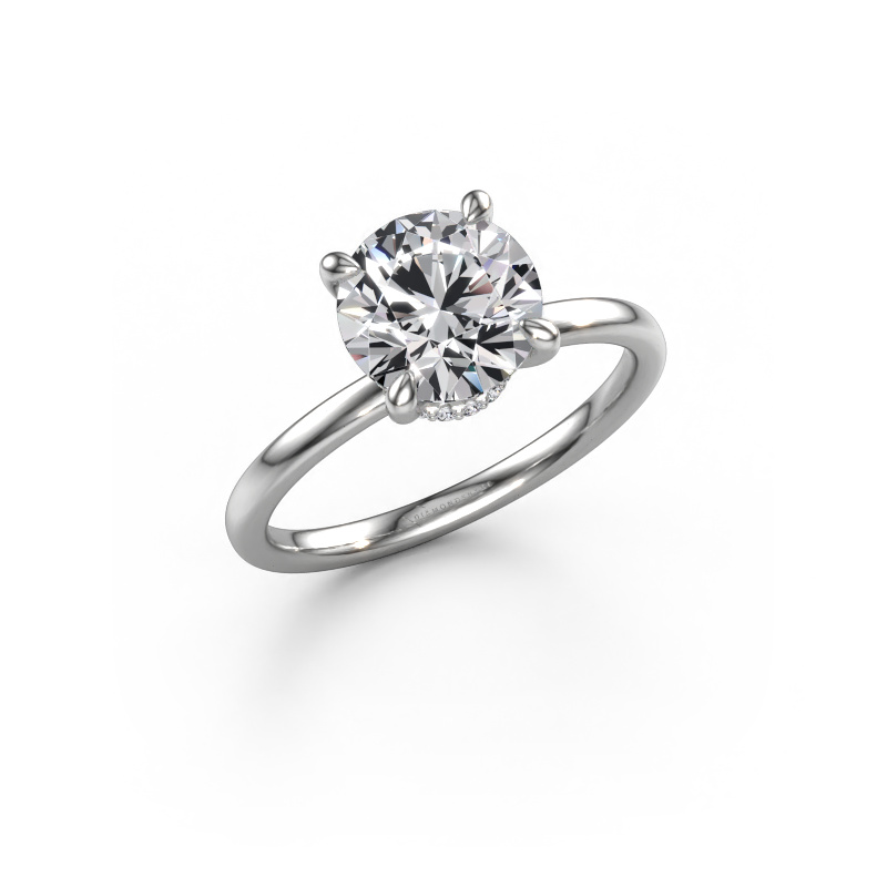 Bild von Verlobungsring Crystal RND 3 950 Platin Lab-grown Diamant 2.09 crt