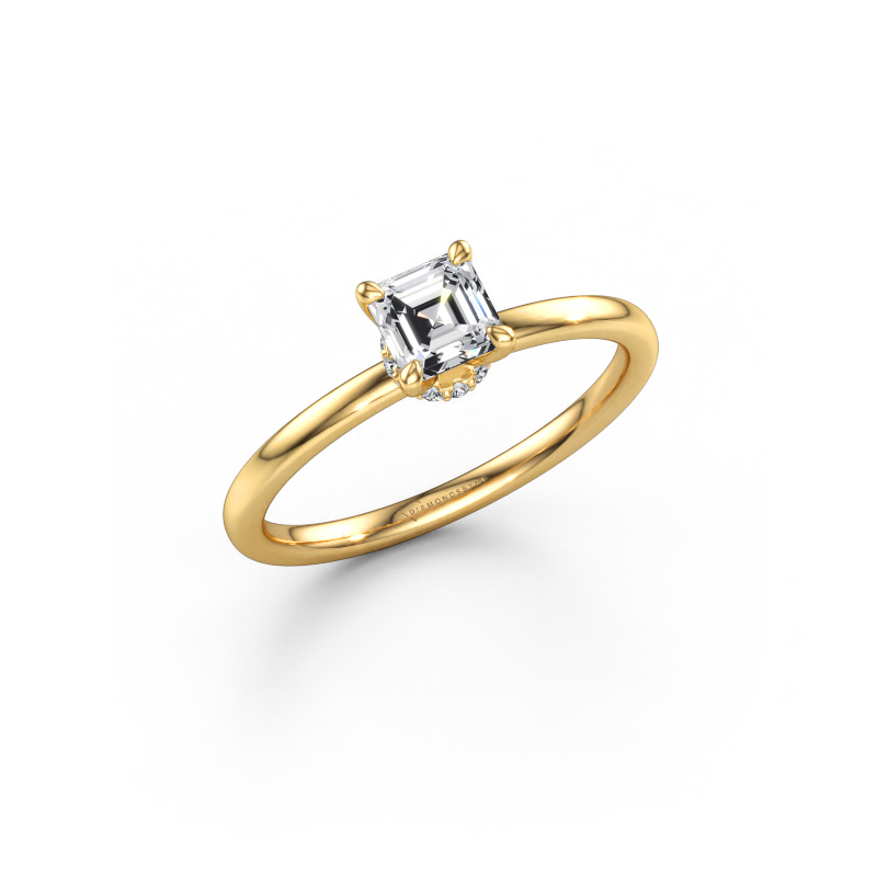 Imagen de Anillo de compromiso Crystal ASSC 3 585 oro Diamante de laboratorio 0.56 crt
