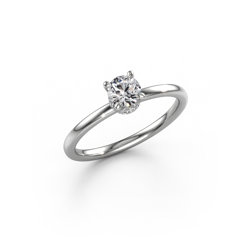 Bild von Verlobungsring Crystal RND 3 950 Platin Diamant 0.46 crt