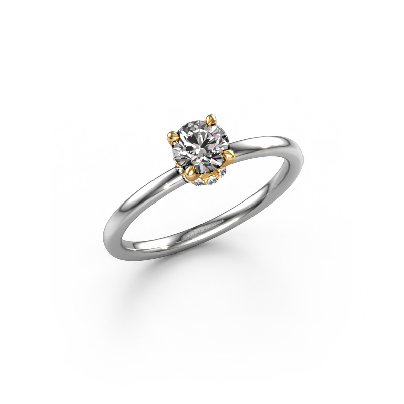 Bild von Verlobungsring Crystal RND 3 585 Weißgold Diamant 0.46 crt