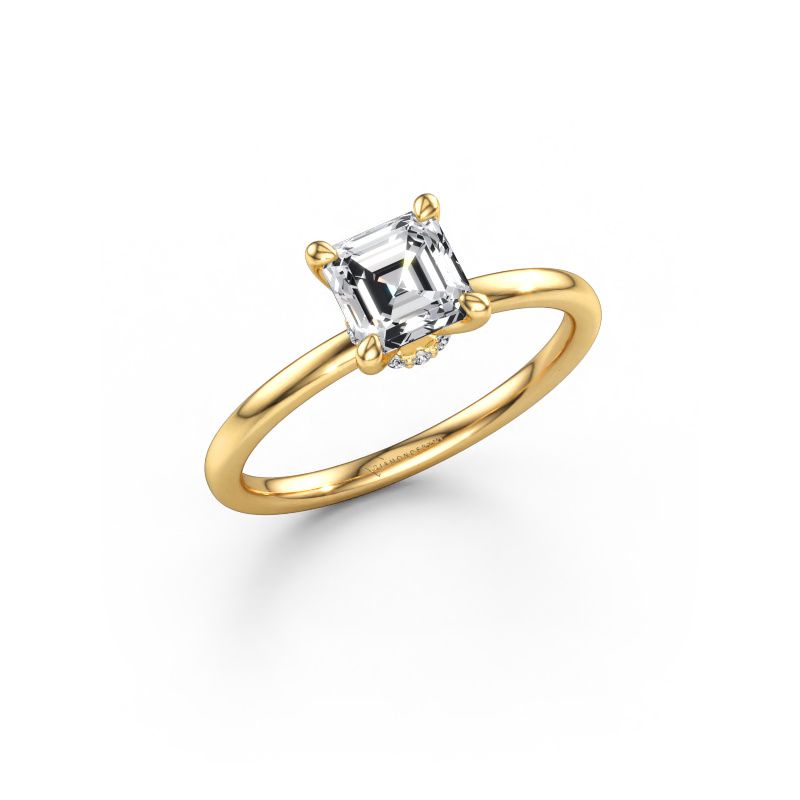 Immagine di Anello di fidanzamento Crystal ASSC 3 585 oro Diamante lab grown 1.07 crt