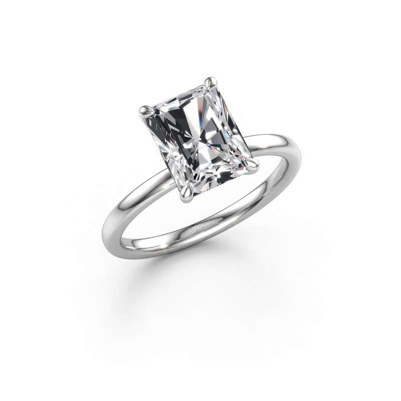 Immagine di Anello di fidanzamento Crystal RAD 3 950 platino Diamante lab grown 2.59 crt