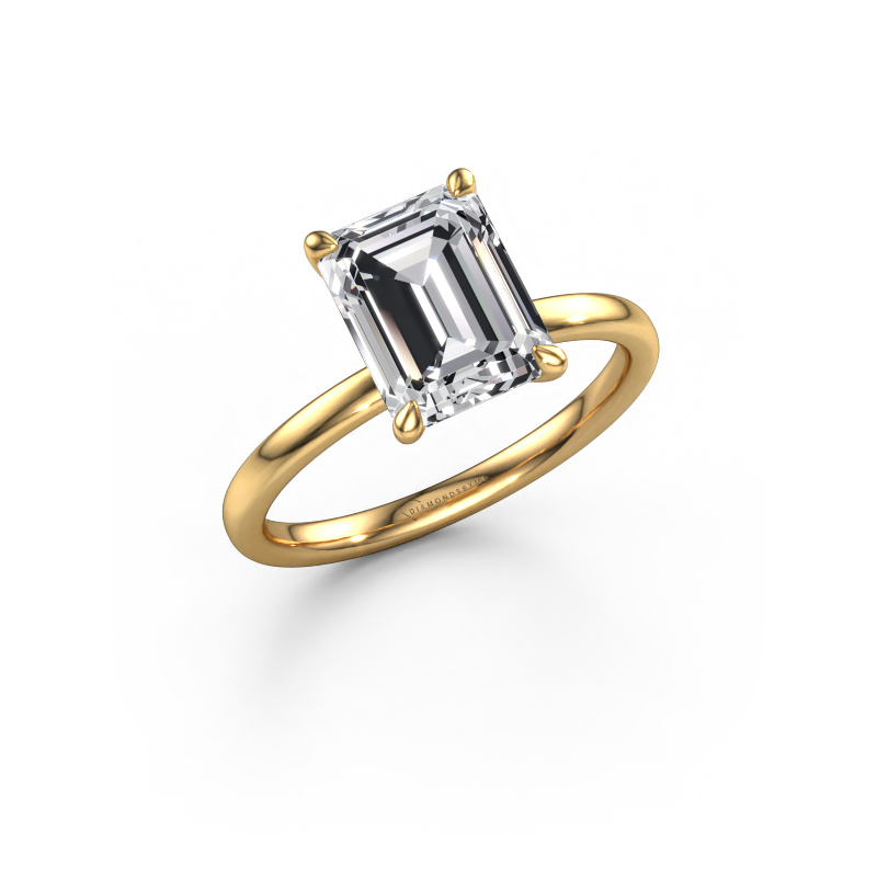 Image of Engagement ring Crystal EME 3 585 gold Diamond 2.59 crt