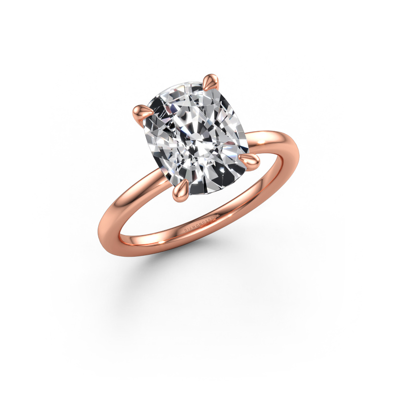 Immagine di Anello di fidanzamento Crystal CSH 3 585 oro rosa Diamante lab grown 3.58 crt