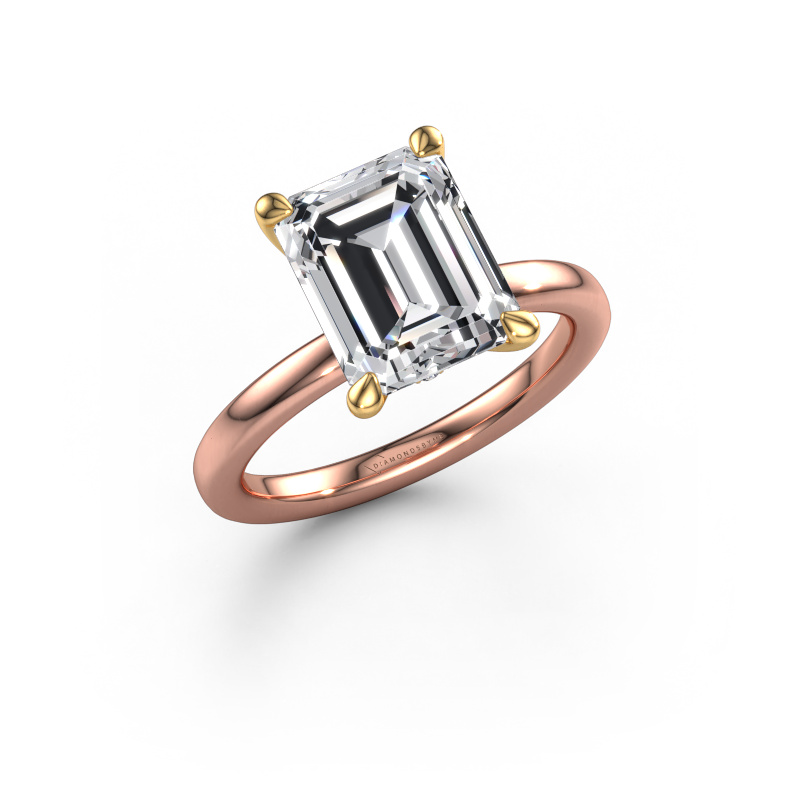 Bild von Verlobungsring Crystal EME 3 585 Roségold Lab-grown Diamant 3.59 crt