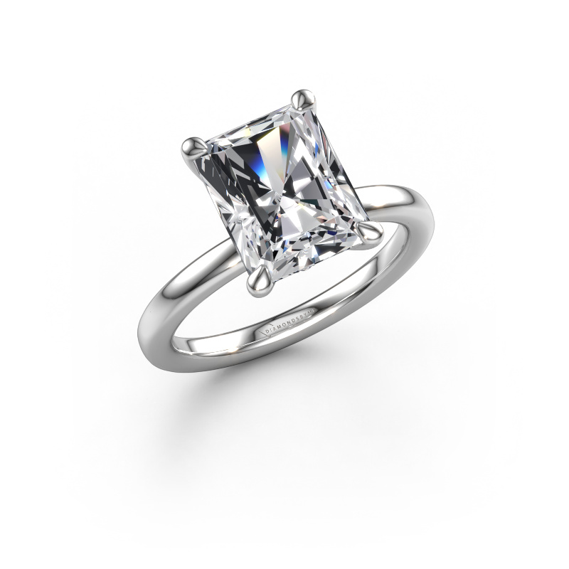 Bild von Verlobungsring Crystal RAD 3 950 Platin Lab-grown Diamant 3.59 crt