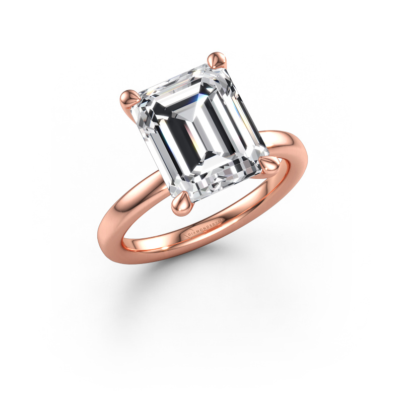 Bild av Förlovningsring Crystal EME 3 585 roséguld Labbodlad diamant 5.30 crt