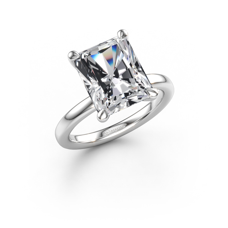 Bild av Förlovningsring Crystal RAD 3 585 vitt guld Labbodlad diamant 5.14 crt