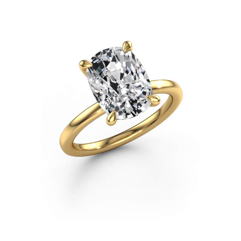 Image of Engagement ring Crystal CSH 3 585 gold Lab grown diamond 4.09 crt