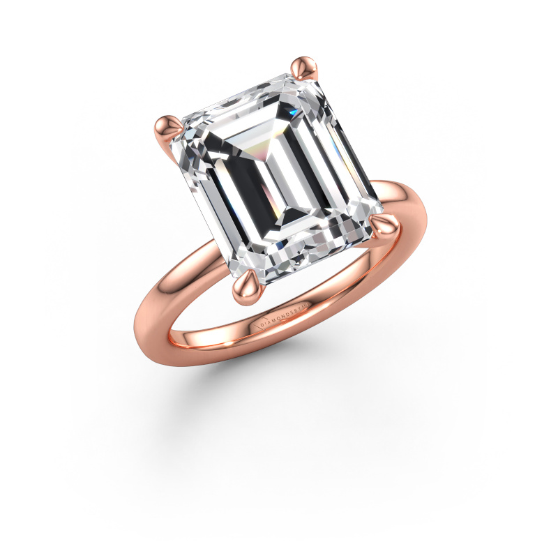 Bild av Förlovningsring Crystal EME 3 585 roséguld Labbodlad diamant 6.09 crt