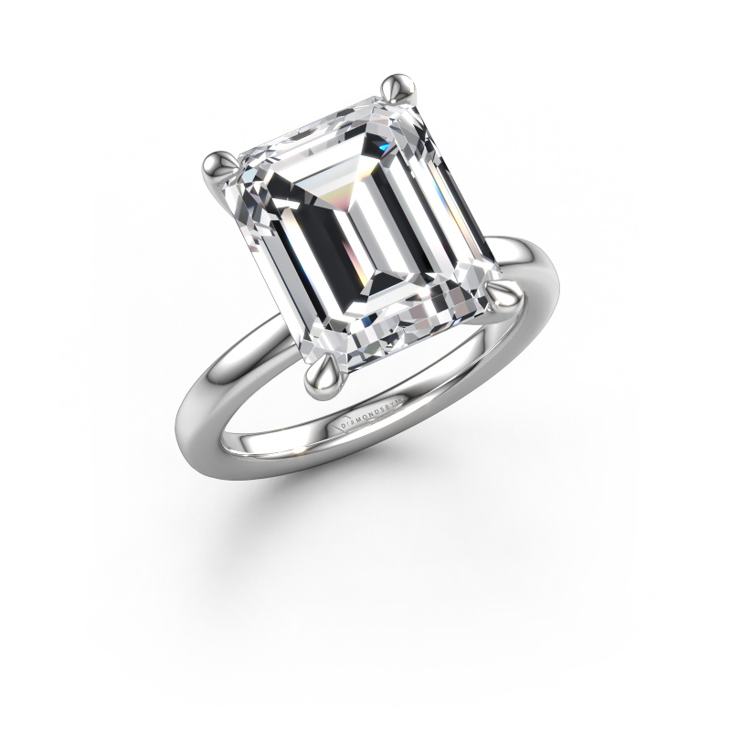 Bild von Verlobungsring Crystal EME 3 950 Platin Lab-grown Diamant 6.09 crt