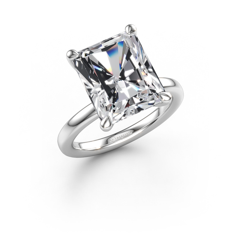 Bild av Förlovningsring Crystal RAD 3 585 vitt guld Labbodlad diamant 6.88 crt