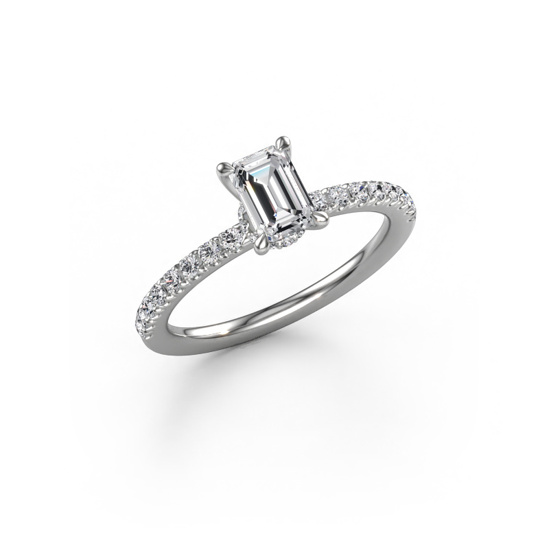 Bild von Verlobungsring Crystal EME 4 950 Platin Lab-grown Diamant 1.00 crt