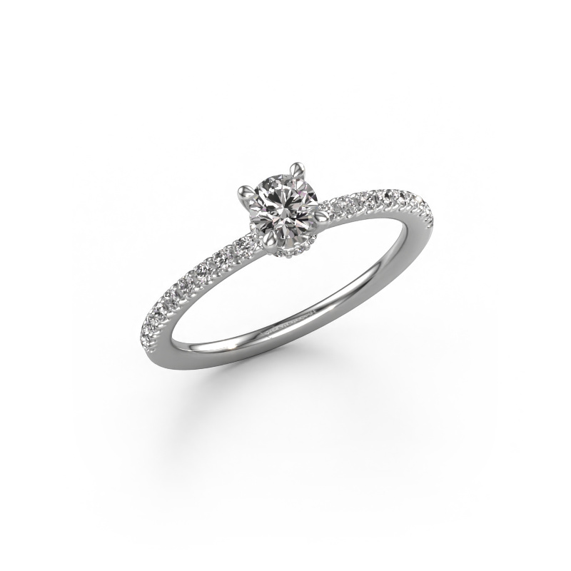 Bild von Verlobungsring Crystal rnd 4 950 Platin Diamant 0.53 crt