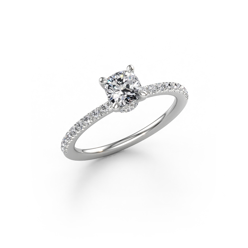 Bild av Förlovningsring Crystal CUS 4 585 vitt guld Diamant 0.94 crt