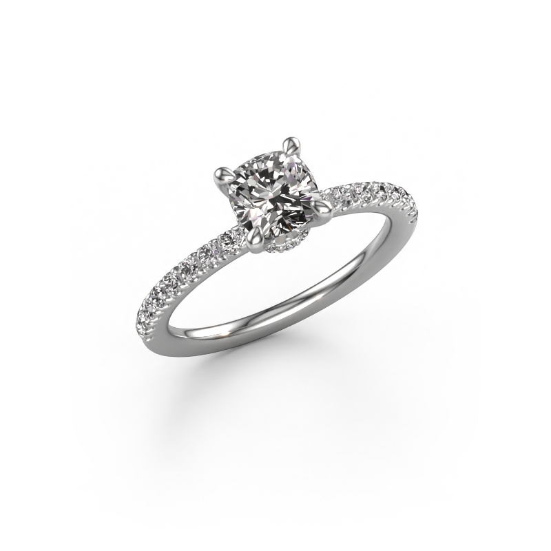 Image of Engagement ring Crystal CUS 4 950 platinum Diamond 1.31 crt