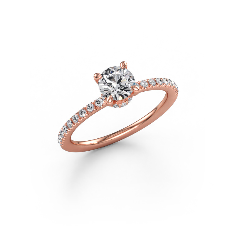Bilde av Forlovelsesring Crystal rnd 4 EXPRESS 585 roségull Lab-diamant 0.910 crt
