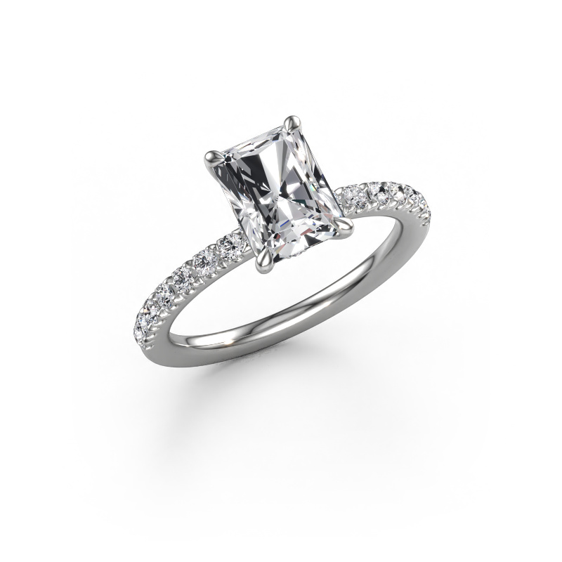 Bild von Verlobungsring Crystal RAD 4 950 Platin Diamant 2.11 crt