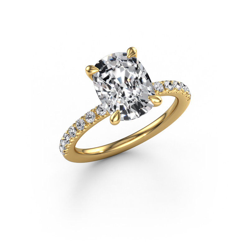 Image of Engagement ring Crystal CSH 4 585 gold Lab grown diamond 3.36 crt