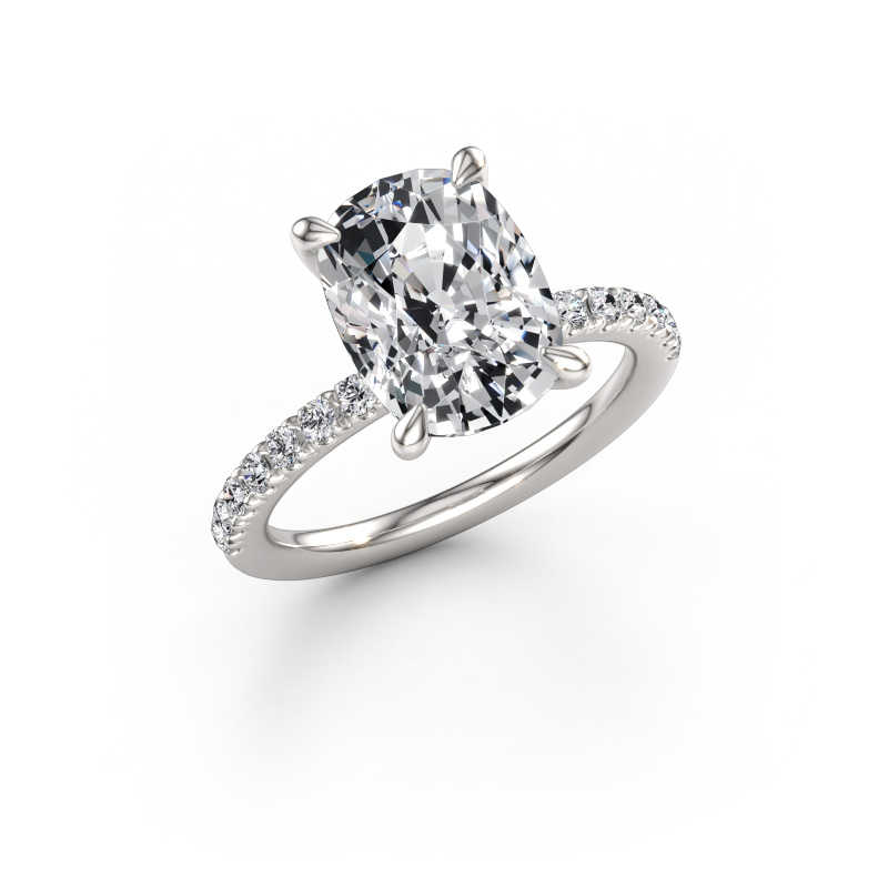 Bild av Förlovningsring Crystal CSH 4 585 vitt guld Labbodlad diamant 4.37 crt