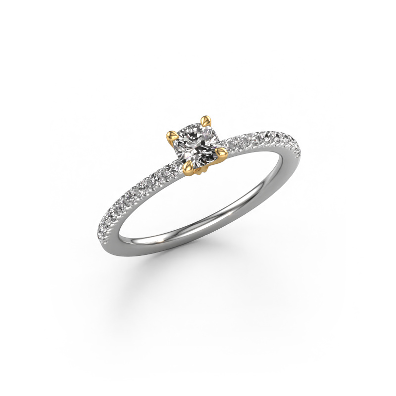 Image de Bague de fiançailles Crystal CUS 2 585 or blanc Diamant 0.51 crt