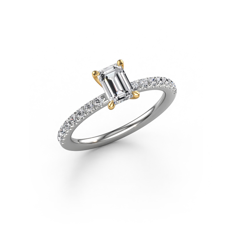 Image of Engagement ring Crystal EME 2 585 white gold Diamond 0.94 crt