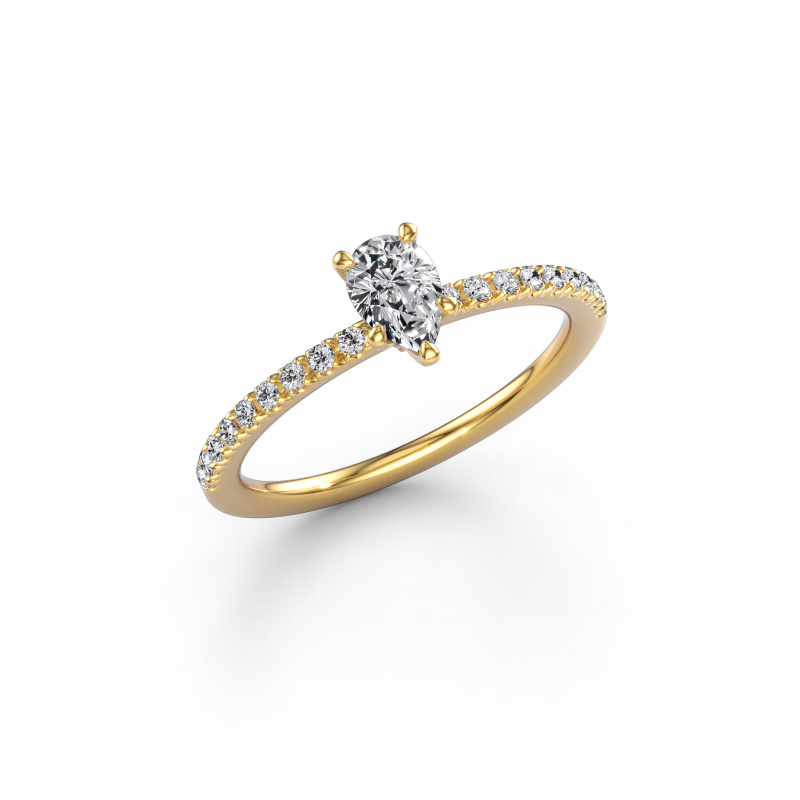Bild von Verlobungsring Crystal PER 2 585 Gold Diamant 0.63 crt