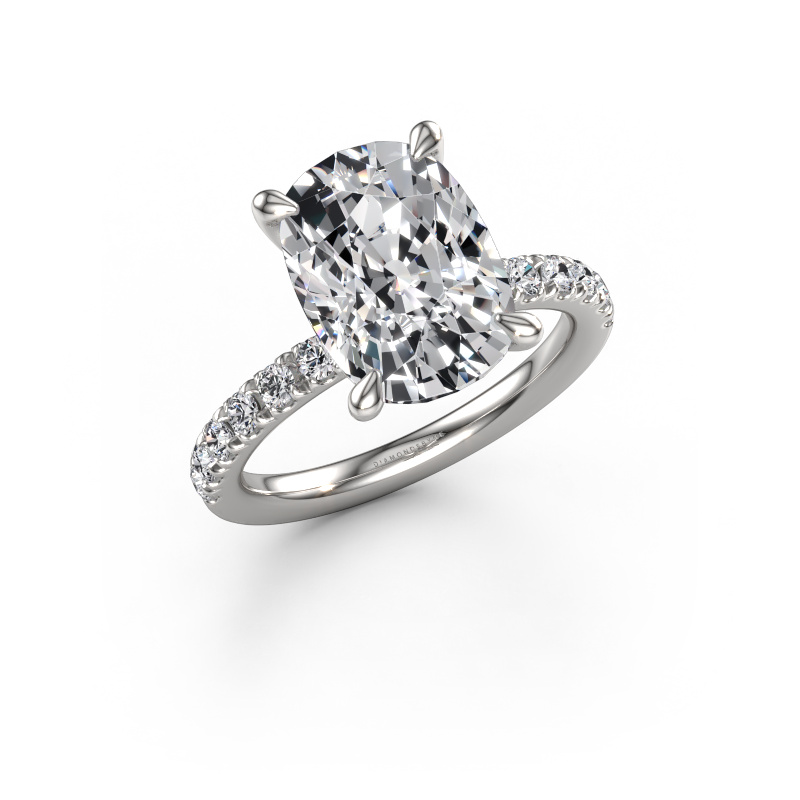 Image de Bague de fiançailles Crystal CSH 2 950 platine Diamant synthétique 5.36 crt
