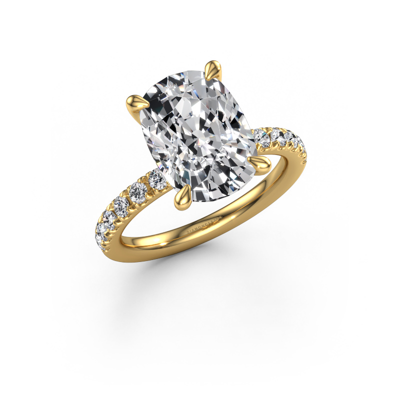 Image of Engagement ring Crystal CSH 2 585 gold Lab grown diamond 5.36 crt