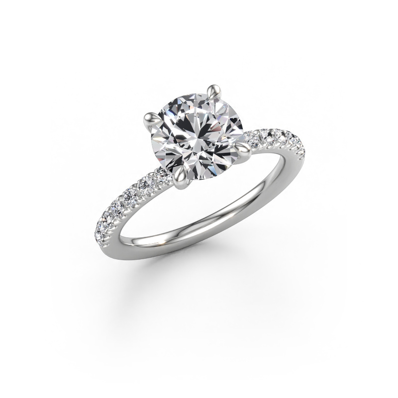 Afbeelding van Verlovingsring Crystal RND 2 950 platina Diamant 2.28 crt
