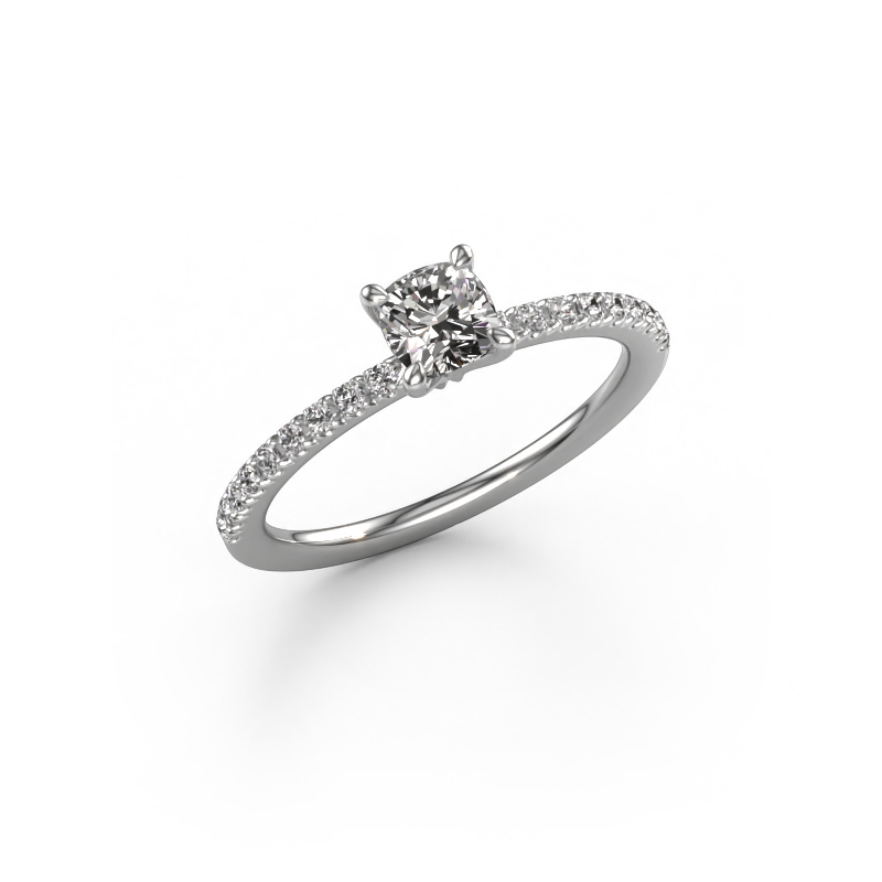 Image of Engagement ring Crystal CUS 2 950 platinum Diamond 0.680 crt