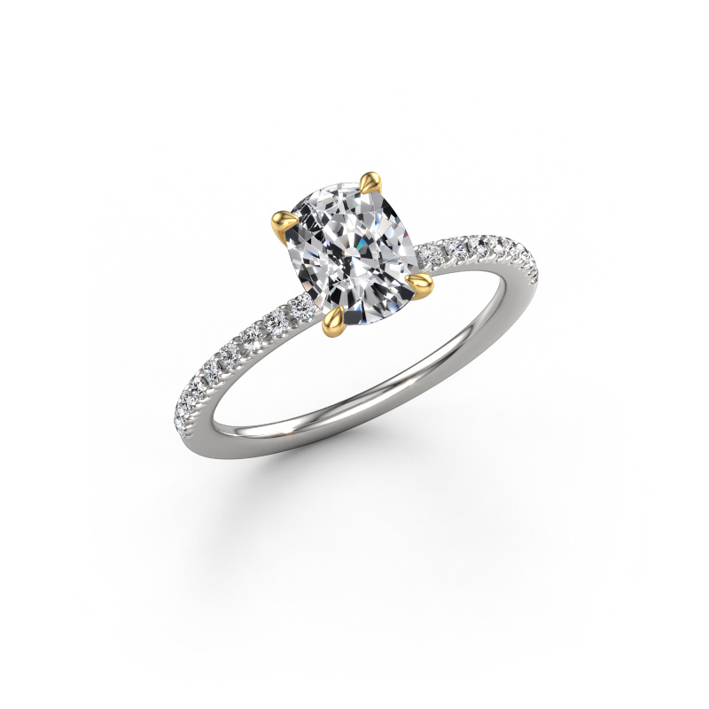 Image of Engagement ring Crystal CSH 2 585 white gold Diamond 1.43 crt