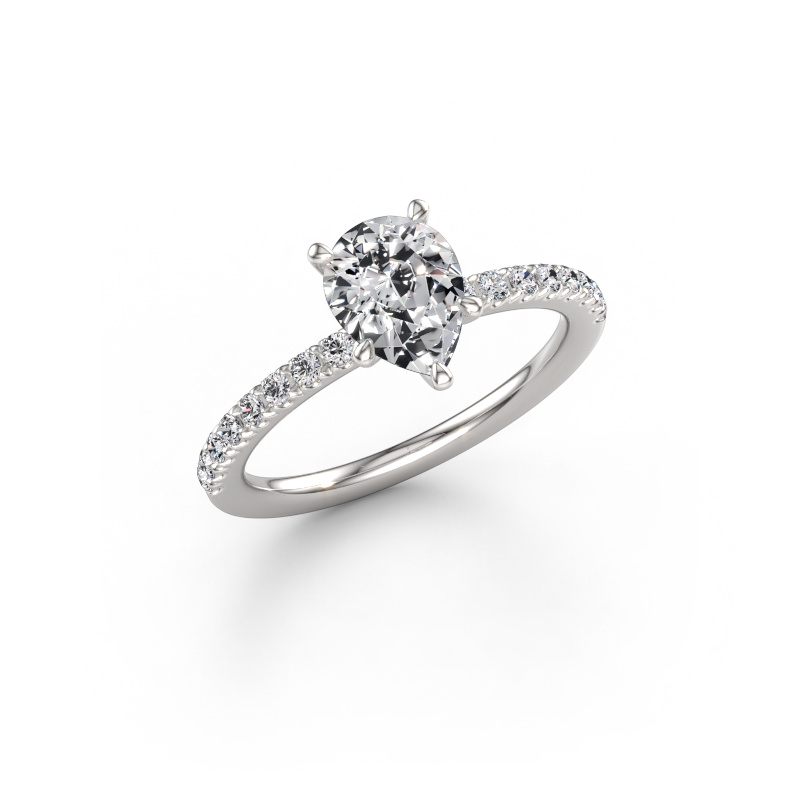 Image de Bague de fiançailles Crystal PER 2 950 platine Diamant 1.24 crt
