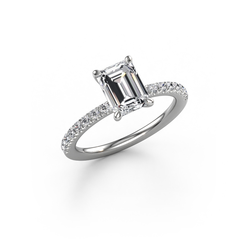 Image of Engagement ring Crystal EME 2 950 platinum Diamond 1.74 crt