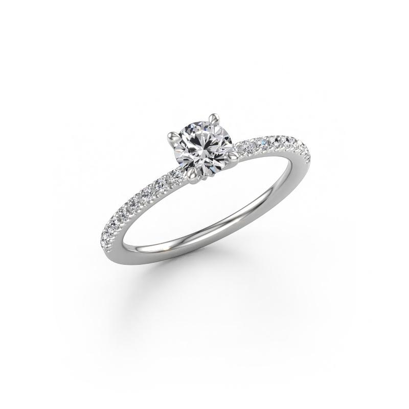 Afbeelding van Verlovingsring Crystal RND 2 950 platina Diamant 0.680 crt