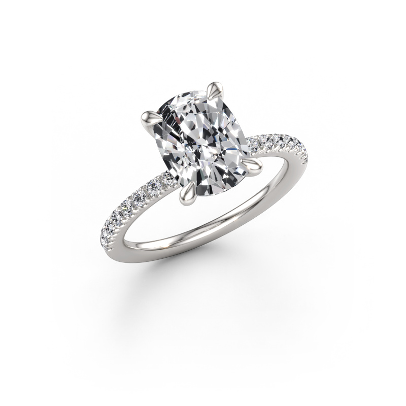Immagine di Anello di fidanzamento Crystal CSH 2 950 platino Diamante lab grown 2.74 crt
