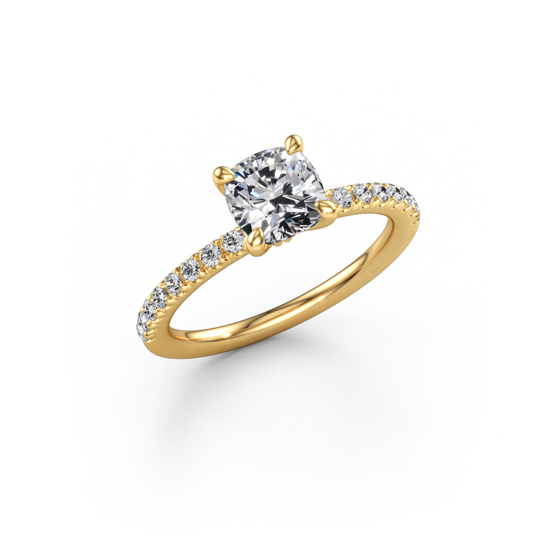 Afbeelding van Verlovingsring Crystal CUS 2 585 goud Diamant 1.58 crt