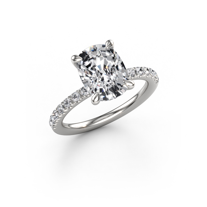 Image of Engagement ring Crystal CSH 2 950 platinum Lab grown diamond 3.28 crt