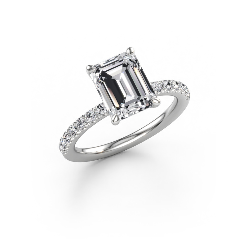 Afbeelding van Verlovingsring Crystal EME 2 950 platina Lab-grown diamant 2.78 crt