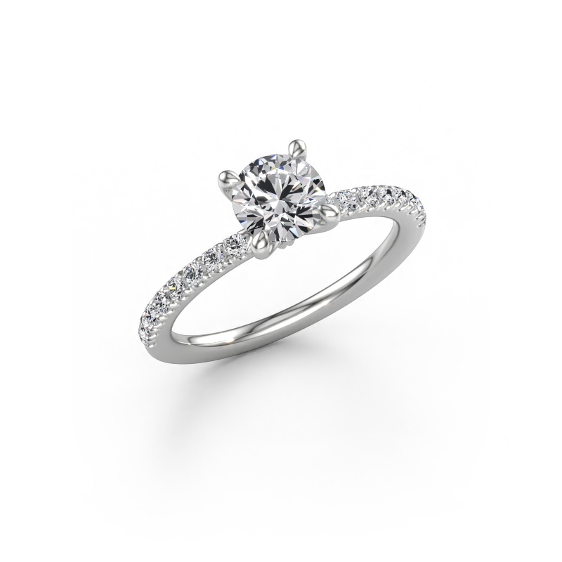 Afbeelding van Verlovingsring Crystal RND 2 950 platina Lab-grown diamant 0.94 crt