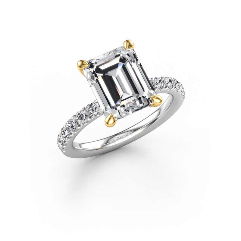 Afbeelding van Verlovingsring Crystal EME 2 585 witgoud Lab-grown diamant 3.86 crt