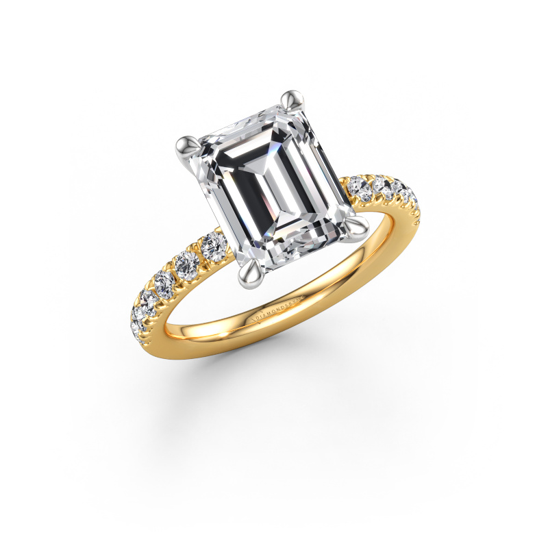 Immagine di Anello di fidanzamento Crystal RAD 2 585 oro Diamante lab grown 3.86 crt