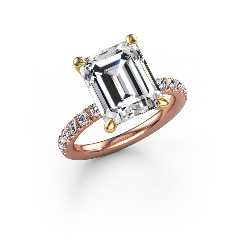 Bild von Verlobungsring Crystal EME 2 585 Roségold Lab-grown Diamant 5.57 crt