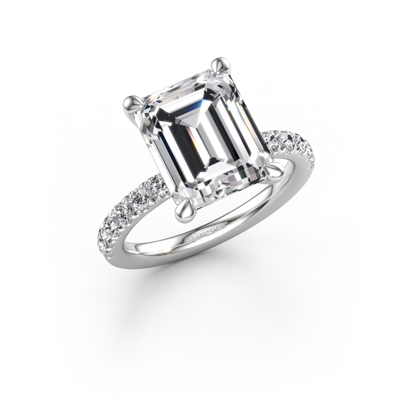 Afbeelding van Verlovingsring Crystal EME 2 950 platina Lab-grown diamant 5.57 crt