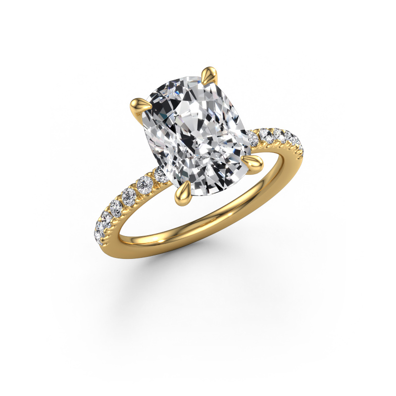 Image of Engagement ring Crystal CSH 2 585 gold Lab grown diamond 4.28 crt