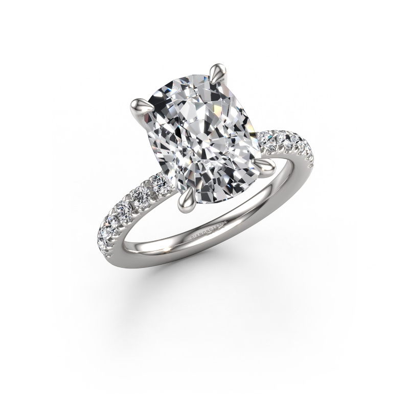 Image de Bague de fiançailles Crystal CSH 2 950 platine Diamant synthétique 4.86 crt