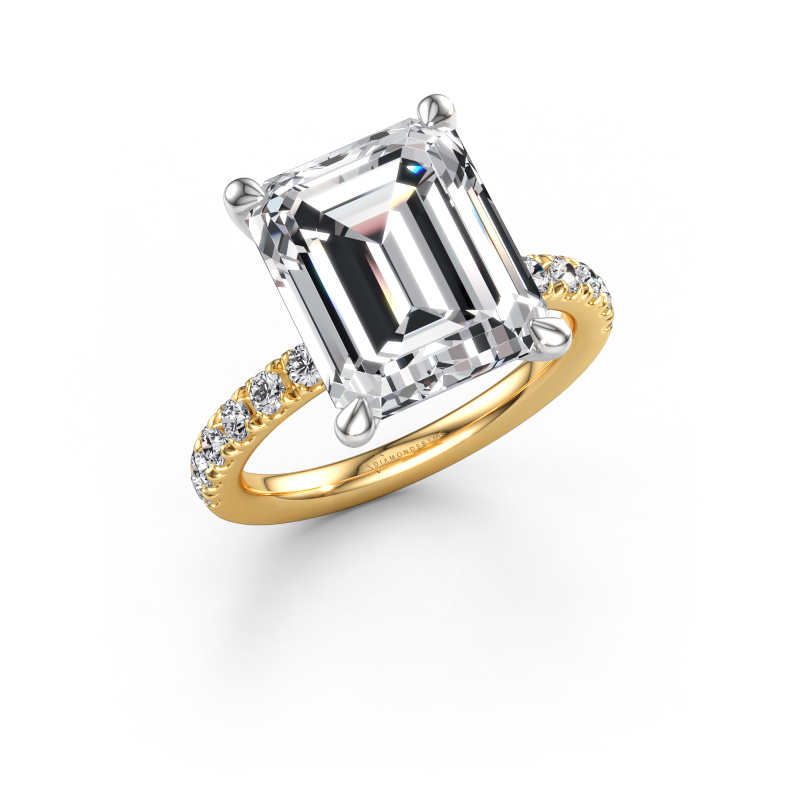 Immagine di Anello di fidanzamento Crystal RAD 2 585 oro Diamante lab grown 7.15 crt
