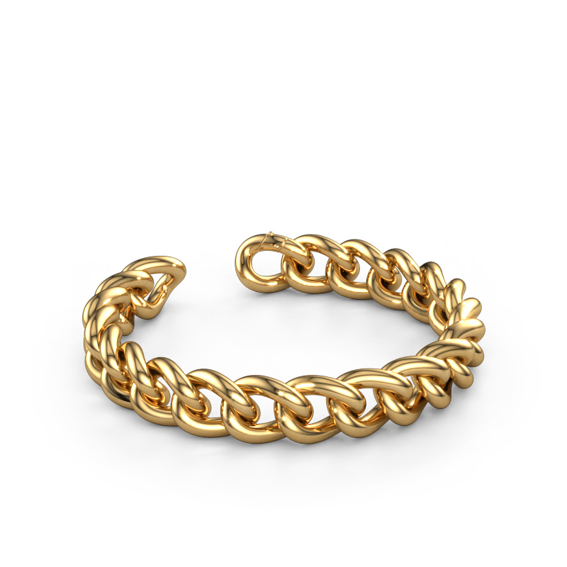 Image of Cuban RND 12mm Bracelet Solid - 585 gold