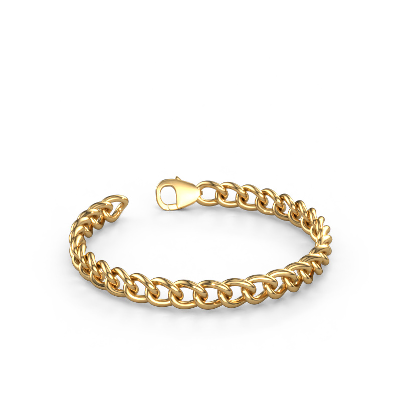 Image of Cuban RND 7mm Bracelet Solid - 585 gold